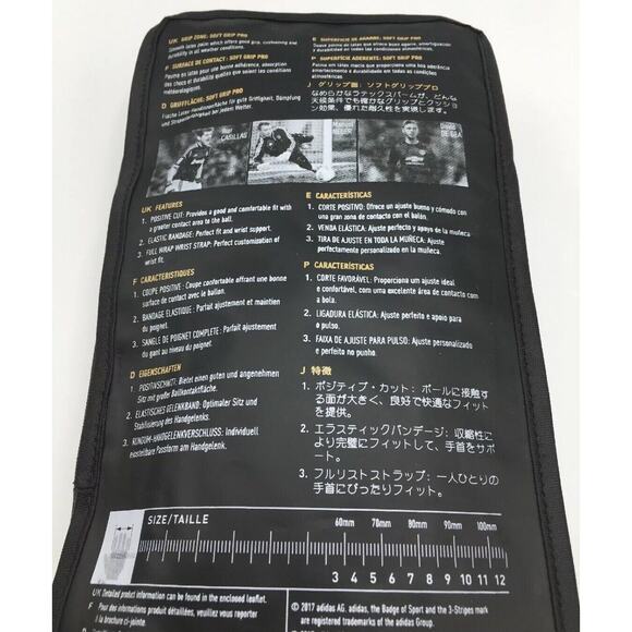 Adidas Goalkeeper Goalie Gloves Predator Replique Soccer CW5600 Mens Size 8 - Picture 9 of 12